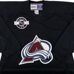 Colorado Avalanche‎ Jersey Mens Medium NHL Hockey Retro Throwback Center Ice CCM